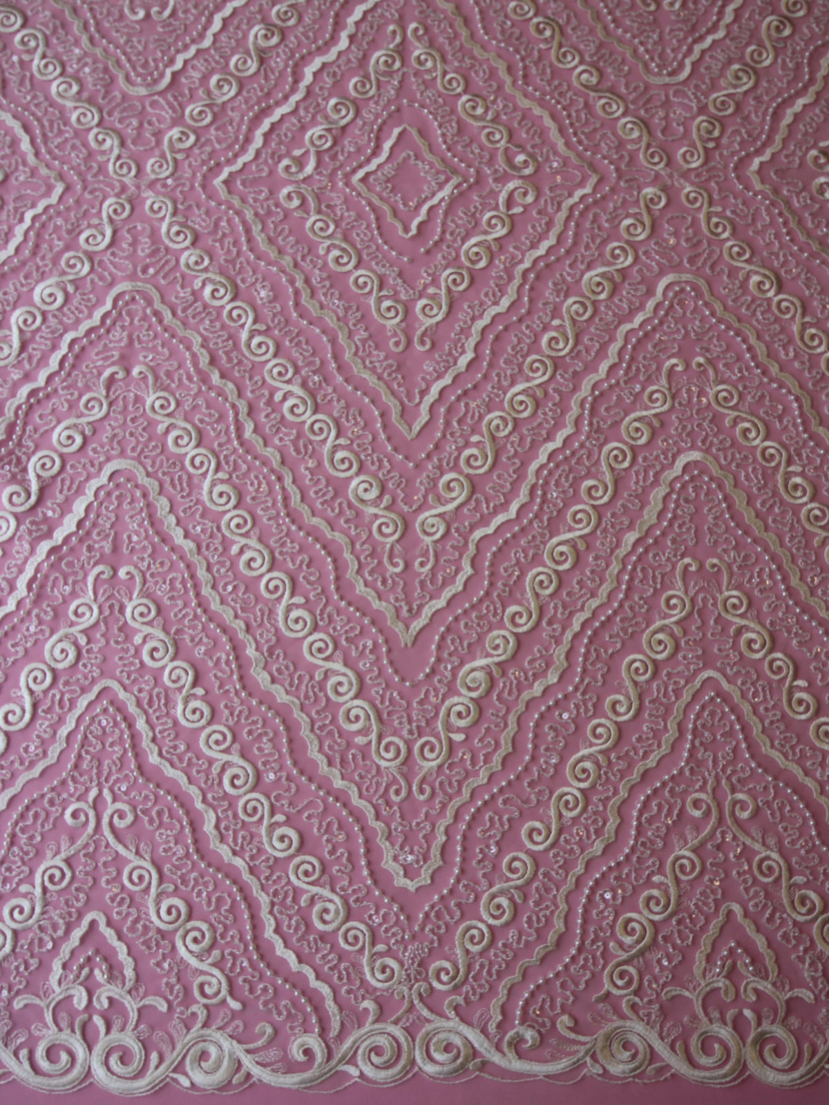 Dentelle Perlée Ivoire - Esmerelda