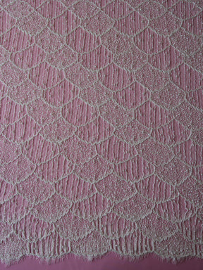 Dentelle perlée à la main ivoire - Brianna