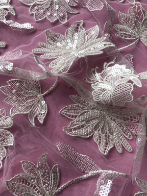Dentelle Perlée Ivoire - Callie
