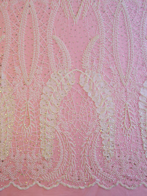 Dentelle perlée ivoire - Dorothy
