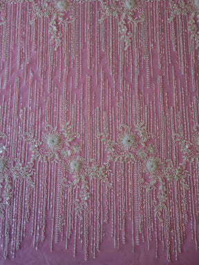 Dentelle Perlée Ivoire - Hibiscus