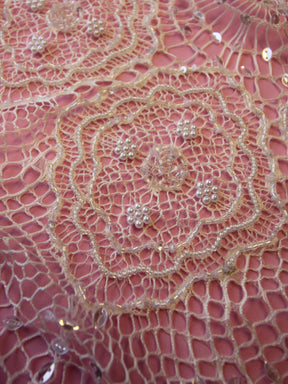 Dentelle Perlée Ivoire - Ivy