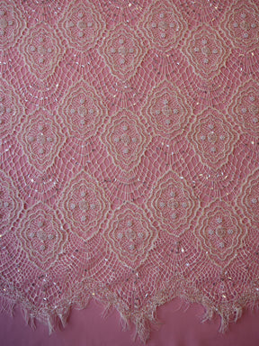 Dentelle Perlée Ivoire - Ivy