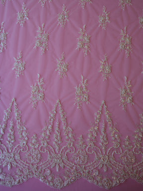Dentelle Perlée Ivoire - Lauren