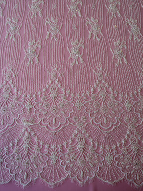 Dentelle Perlée Ivoire - Perséphone