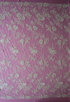 Dentelle Perlée Ivoire - Roberta