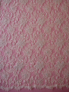 Dentelle Rachel perlée à la main ivoire - Trudy