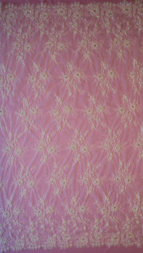 Dentelle Perlée Ivoire - Lys
