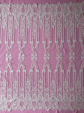 Dentelle Broderie Cordon Ivoire - Yakoutie