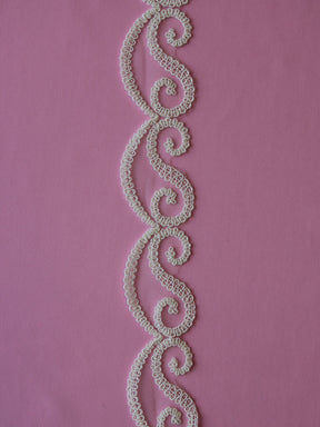 Bordure en Ivoire Cordée - Mistletoe