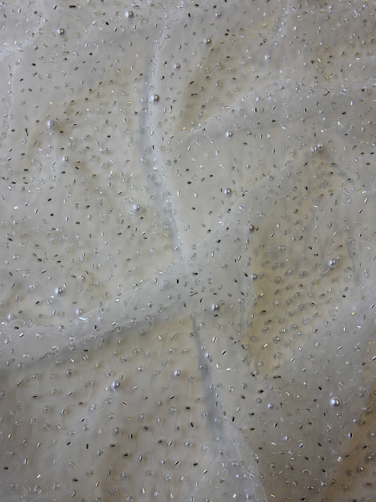 Tulle Ivoire Embelli - Pascale