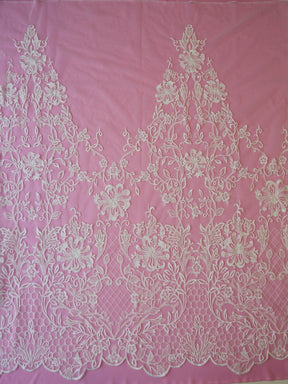 Dentelle Brodée Ivoire - Amina