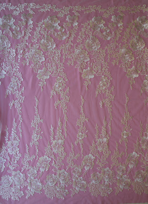 Dentelle Brodée Ivoire - Axcelle