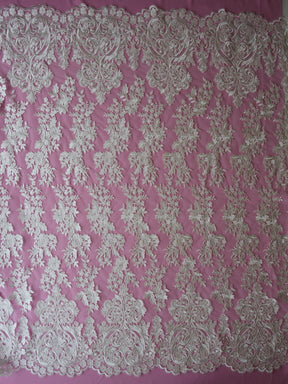 Dentelle Brodée Ivoire - Cassia