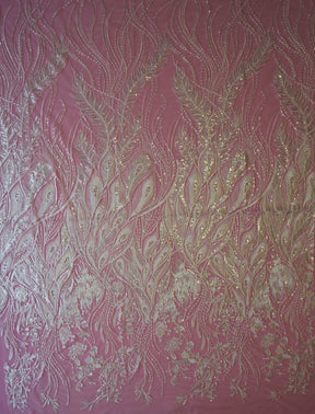 Dentelle Broderie Paillettes Ivoire - Dusk