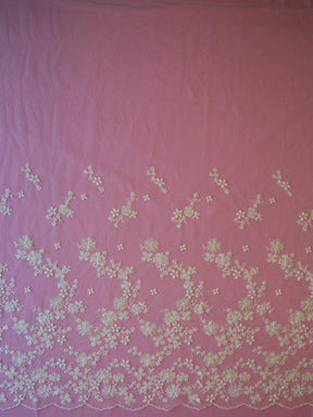 Dentelle Broderie Ivoire - Flockova
