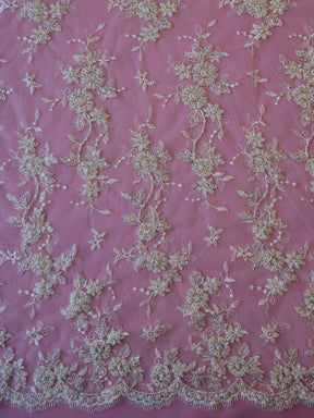 Dentelle Perlée Ivoire - Helena