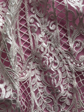 Dentelle Broderie Cordon Ivoire - Yakoutie