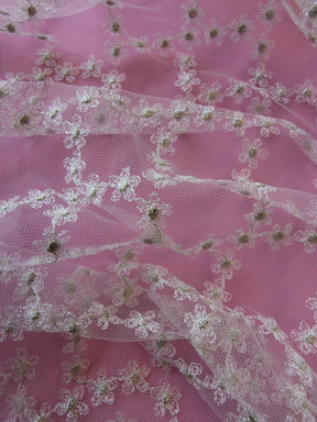 Dentelle Brodée Ivoire - Chine
