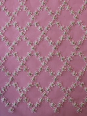 Dentelle Brodée Ivoire - Chine