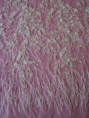 Dentelle Plume Ivoire - Guadeloupe