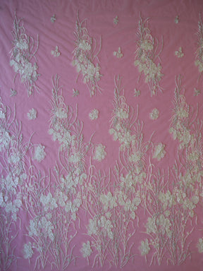 Dentelle Ivoire Brodée Laser - Cruz