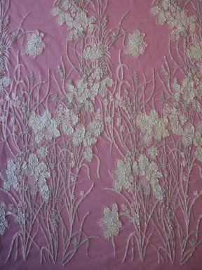 Dentelle Ivoire Brodée Laser - Cruz