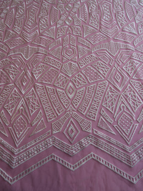 Dentelle Brodée à Franges Ivoire - Essence