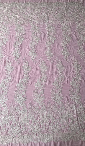 Dentelle Perlée Ivoire - Jolie