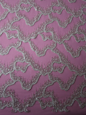 Dentelle pailletée ivoire - Melody