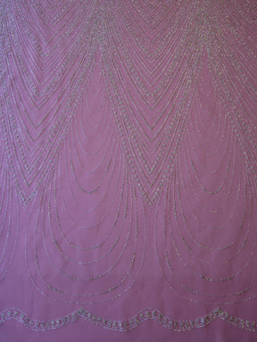 Dentelle pailletée ivoire - Nirvana