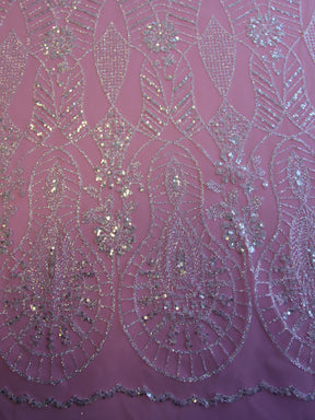 Dentelle pailletée ivoire - Whisper