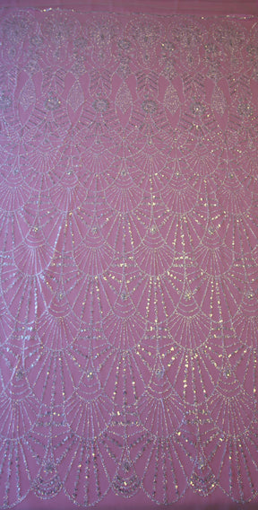 Dentelle pailletée ivoire - Whisper