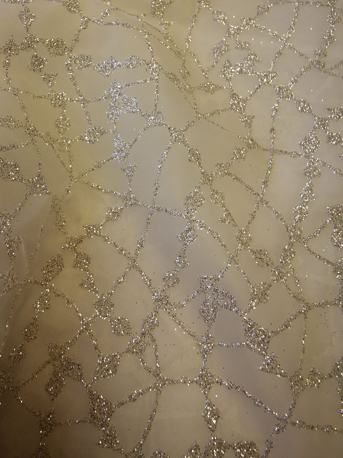 Organza pailleté ivoire - Ecstasy