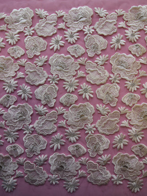 Dentelle Brodée Ivoire - Thora