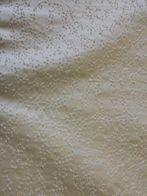 Motif a pois Jacquard ivoire - Glee