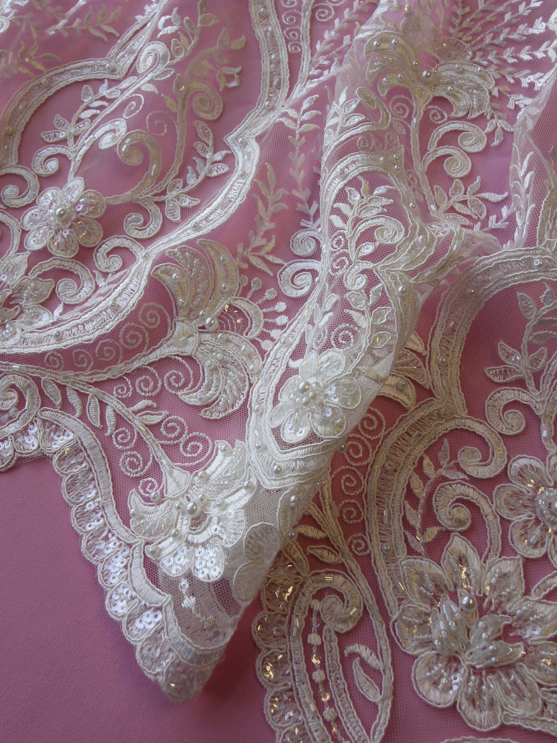Dentelle Cordée Ivoire - Bliss