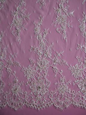 Dentelle Perlée Ivoire – Valérie