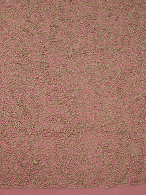 Dentelle Broderie Perlée Ivoire - Lila