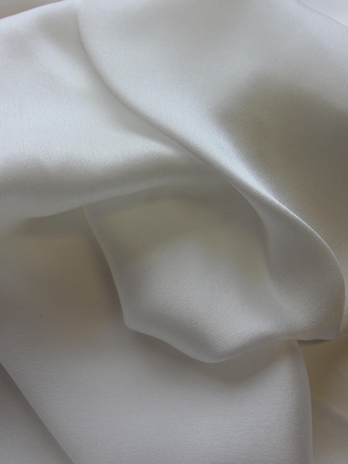 Chiffon de satin de soie Ivoire - Delicacy