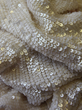 Dentelle Paillette Ivoire - Chenca