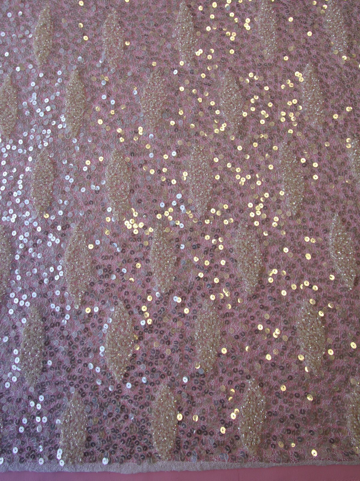 Dentelle Paillettes Ivoire - Zaheera