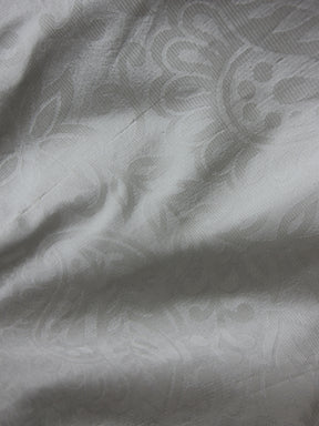 Jacquard de soie ivoire - Equinox