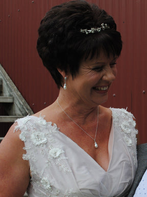 Dentelle Fleur Perlée Ivoire – Jacqueline