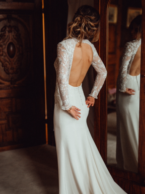 Dentelle Blanche Brodée - Janine