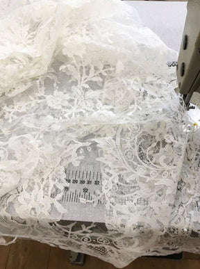 Dentelle Chantilly ivoire biologique - Hima