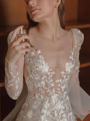 Dentelle Brodée Ivoire - Lana