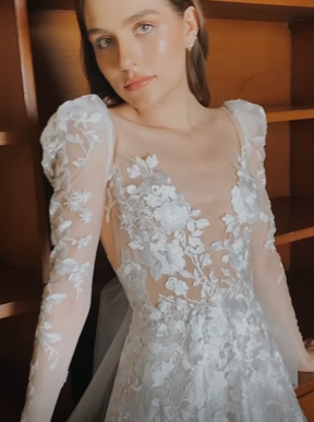Dentelle Brodée Ivoire - Lana