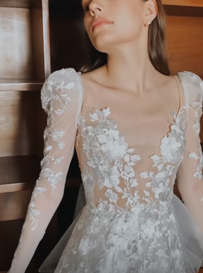 Dentelle Brodée Ivoire - Lana
