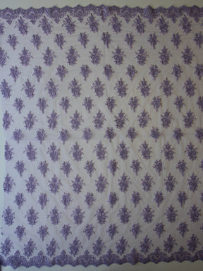 Dentelle à cordon lilas - Janis.